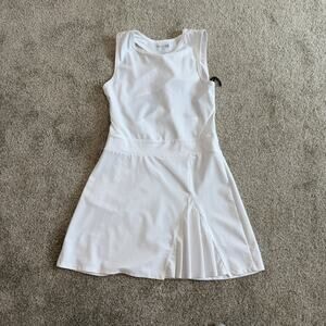 Women's White Sleeveless Shorts